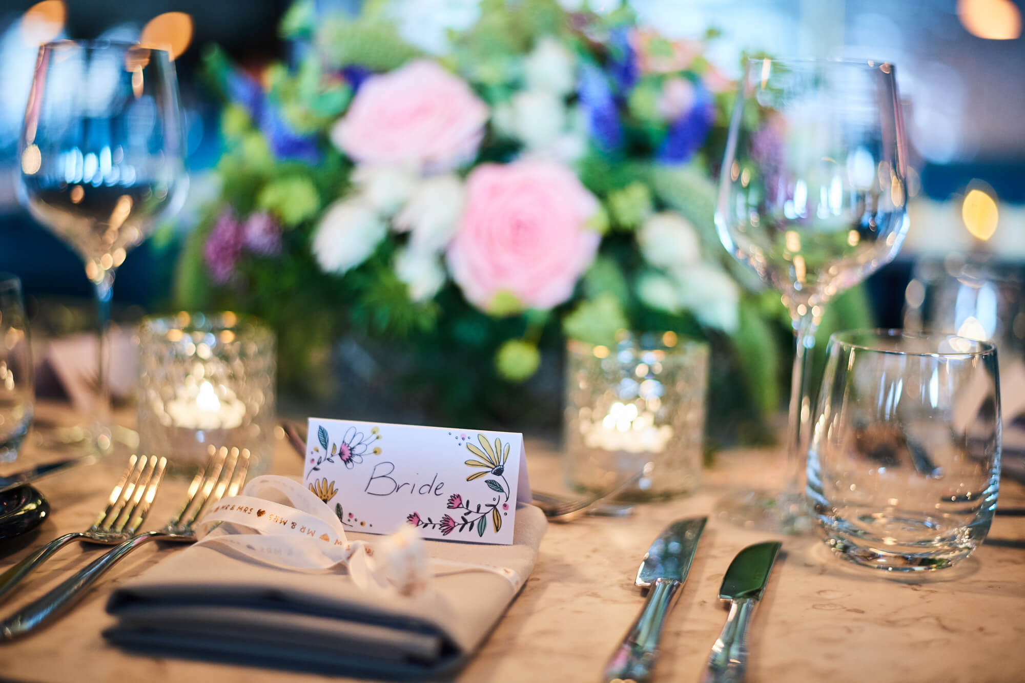 wedding table setting
